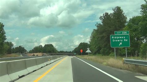 North Carolina Interstate 85 North Mile Marker 220 To 234 Youtube