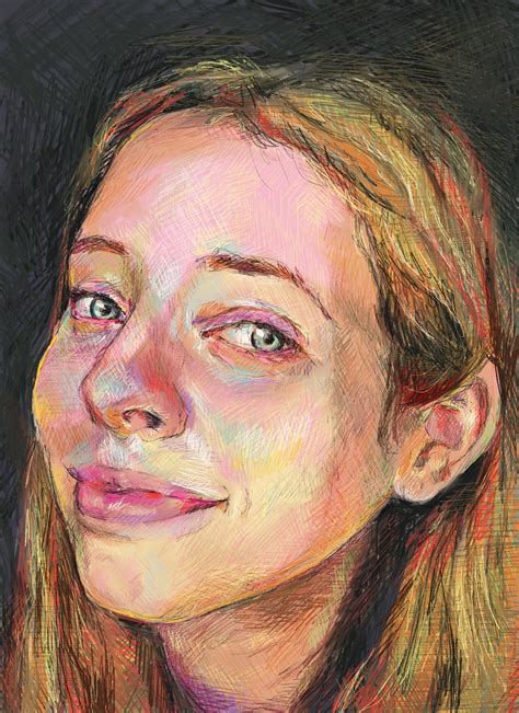 Post Dartily Drawings People Human Face Drawing Colored Pencil Portrait