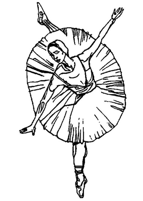 Dibujo Para Colorear Bailarina Ballet Dibujos Para Imprimir Gratis