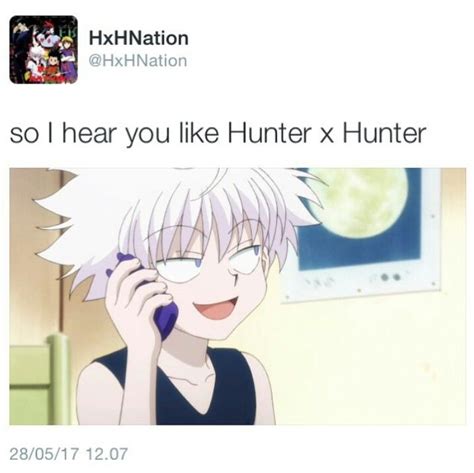 Hunter X Hunter Hunter Anime Anime Meme Funny Anime Pics Anime Guys