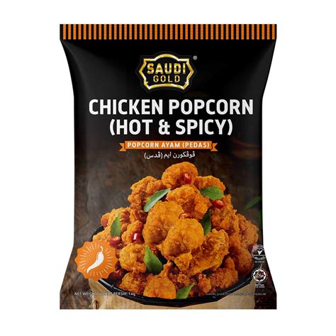 Chicken Popcorn Hot Spicy 1 Kg Saudee Group Berhad Saudi Gold Farm S Gold