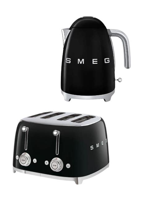 AUTO WIN SMEG KETTLE TOASTER BLACK Competition Fox