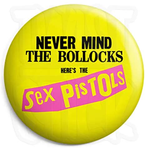 The Sex Pistols Never Mind The 25mm Punk Button Badge Fridge