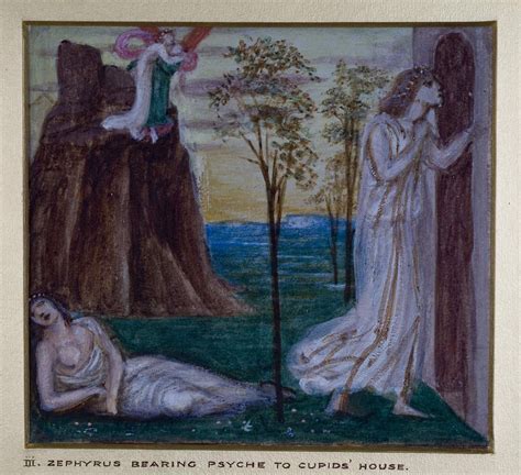 Burne Jones Catalogue Raisonné Zephyrus Bearing Psyche To Cupids