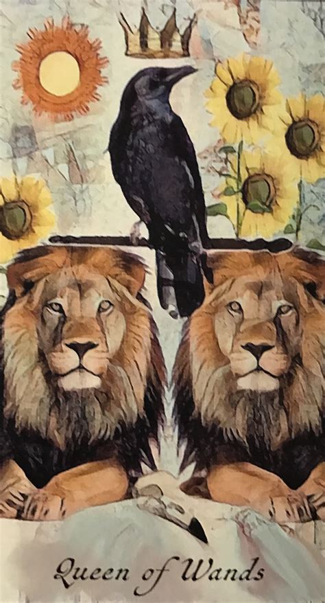 The queen of wands reversed can also signify that you are cold or lacking an engaging way of speaking to others. Featured Card of the Day - Queen of Wands - Crow Tarot by M.J. Cullinane - Tarot by Cecelia
