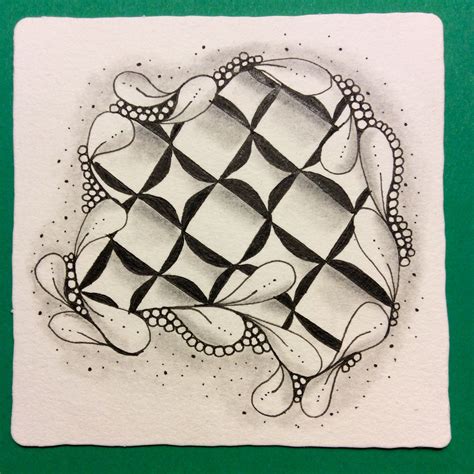 Zentangle By Nancy Domnauer Czt Geometric Tattoo Pattern Zentangle