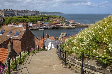 199 Steps In Whitby North Yorkshire Stock Image Image Of Humber