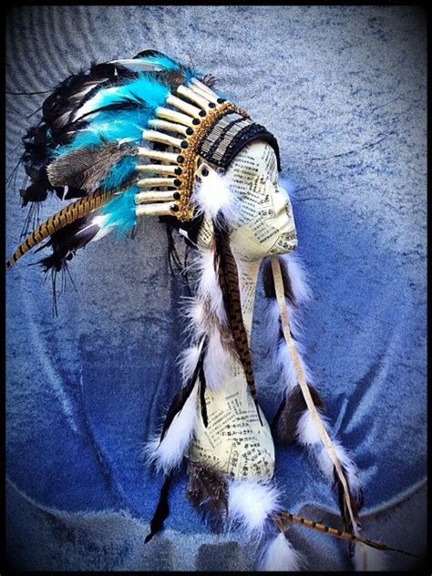 Native American Inspired Headdress Custom Made Feather Headdress Goddess Headdress 19900