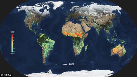 Feb 21, 2021 · after intense fires in the amazon captured global attention in 2019, fires again raged throughout the region in 2020.according to an analysis of satellite data from nasa's amazon dashboard, the 2020 fire season was actually more severe by some key measures. NASA reveals incredible fire map of the world | Daily Mail ...