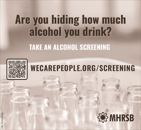 Take An Alcohol Screening Mental Health And Recovery Services Board Of