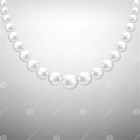 Pearl Necklace Stock Vector Illustration Of Fashion 29708665