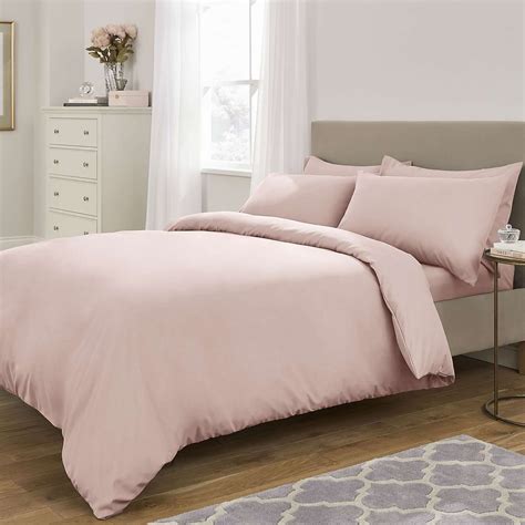 Fogarty Soft Touch Dusky Pink Duvet Cover And Pillowcase Set Pink