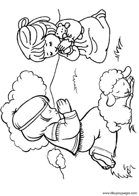 Dibujos Para Colorear De Ninos Orando A Dios - Para Colorear
