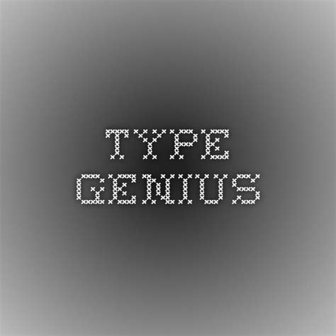 The Text Type Genius Is Made Up Of Pixels