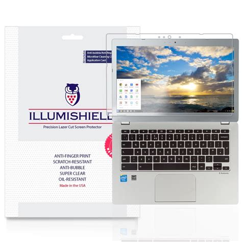 Illumishield Screen Protector Anti Bubble 2x Chromebook 2 133 2nd