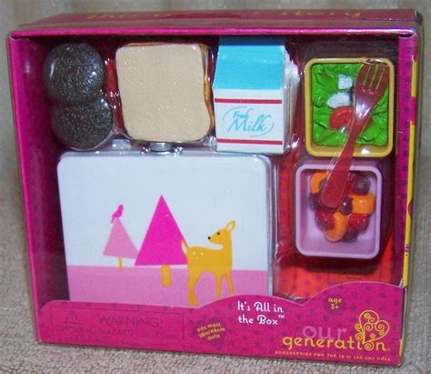 Our Generation Its All In The Box Accessory Set New American Girl
