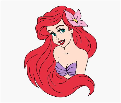 Princess Ariel Drawing Face Hd Png Download Transparent Png Image