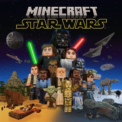Minecraft Star Wars Mash Up