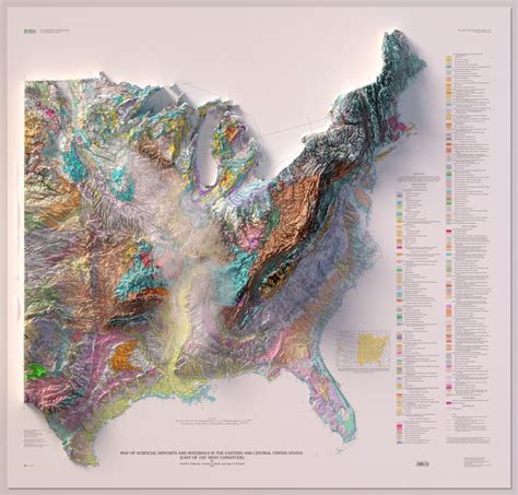 United States Topography Map Unitedstatesjul