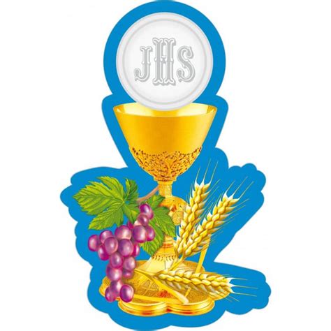 Oczywiście post eucharystyczny nie obejmuje też osób znajdujących się w niebezpieczeństwie godzinny post obowiązuje wyłącznie przed przystąpieniem do komunii świętej (niezależnie czy. Emblemat na Boże Ciało 50x70 cm - wzór eucharystyczny (8 ...