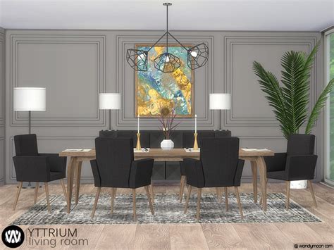 The Sims Resource Yttrium Dining Room