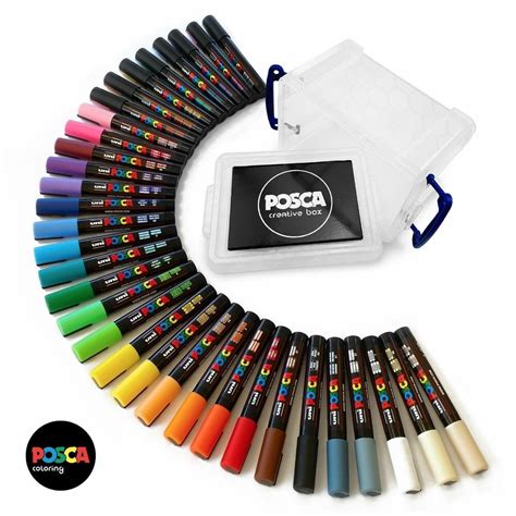 Quality and materials beyond most anything ever seen, and nibs that go finer than fine; Uni POSCA New 2018 Paint Marker Pen Sets - Made in Japan ...