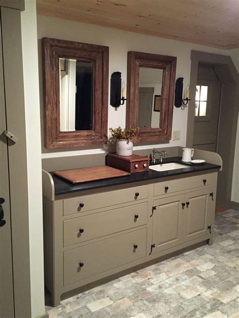 Maybe you would like to learn more about one of these? Bathroom Cabinet Colors 2019 in 2020 | Primitive country ...