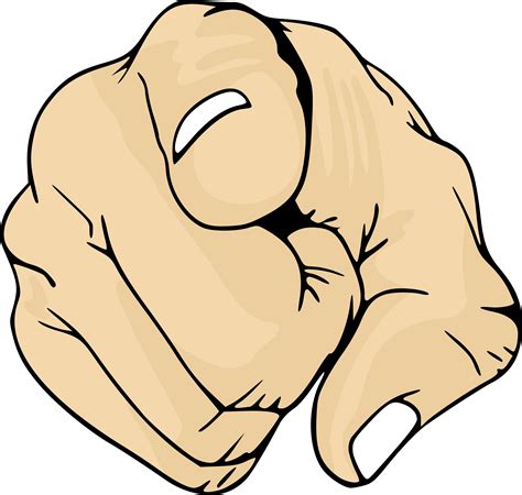 Clipart Pointing Finger 3
