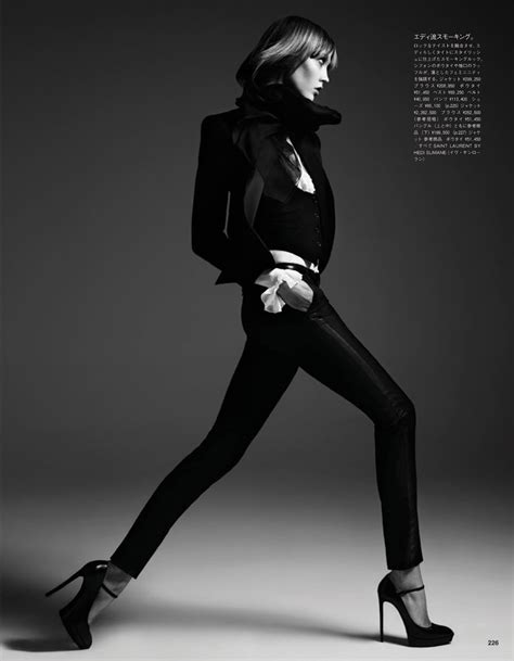 Karlie Kloss Poses For Hedi Slimane In Vogue Japan June 2013 Fashion