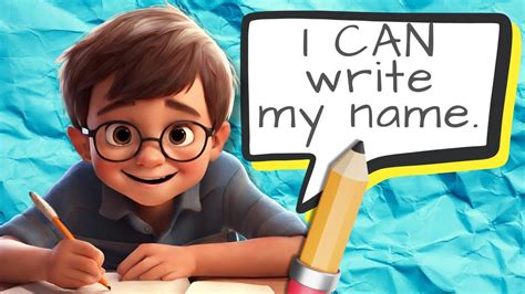 How To Write Your Name Kindergarten Handwriting For Kids In English