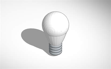 3d Design Light Bulb Tinkercad
