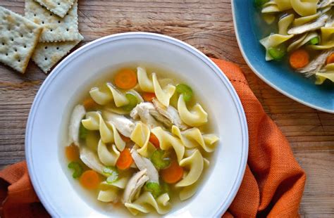 Reduce to a simmer and cook, stirring, until the vegetables are completely tender, 20 to 30 minutes. Just a Taste | Slow Cooker Chicken Noodle Soup