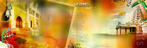 12x36 Psd Wedding Album Cover Page Design Psd Free Download Jafprima