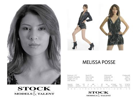 Melissa Posse Modelo Stock Models Posse Brown Eyes Melissa