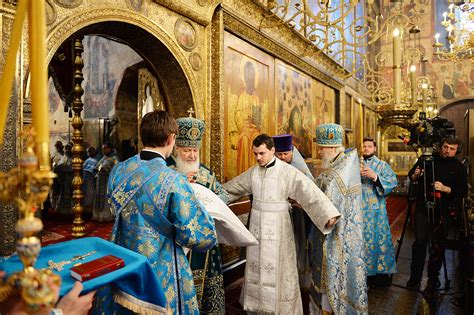 Primate Of The Russian Orthodox Church Celebrates Divine Liturgy At The