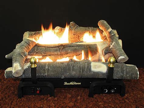 The zcbbxl offers an efficient heat circulating design which keeps warm air flowing. Buck Stove 24" Aspen Series Vent-Free Propane Gas Log Set ...