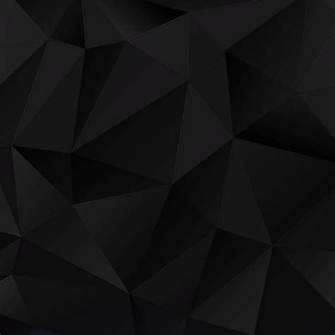 Geometric Patterns Black Background