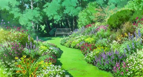 Studio Ghibli On Twitter Anime Scenery Scenery Beautiful Gardens