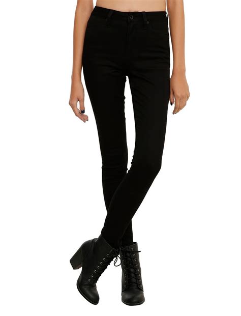 lovesick black high waist super skinny jeans hot topic