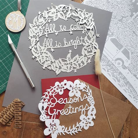Paper Cutting Kit For Beginners With 13 Projects By Miss Bespoke