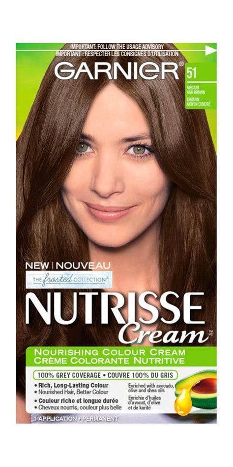 Garnier light ash brown hair dye review without highlights. Garnier Nutrisse Cream 51 Medium Ash Brown | Walmart Canada