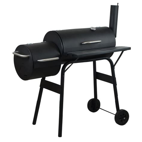 Large Charcoal Barrel Bbq Grill Garden Barbecue Patio Smoker Portable