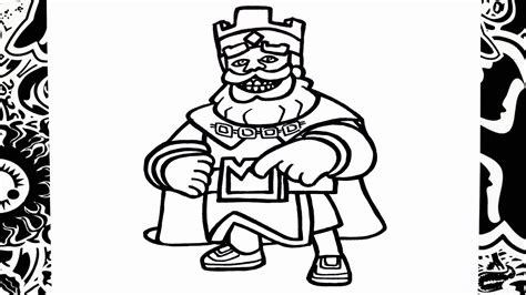 Resultado de imagen para clash royale para colorear. como dibujar al rey de clash royale | how to draw king of ...