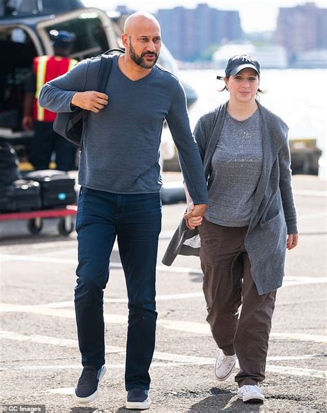 Keegan Michael Key And His Wife Elisa Pugliese Hold Hands After