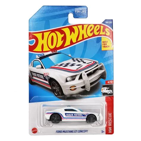 HOT WHEELS FORD Mustang GT Concept HW Rescue White Car HCW25 2022 $2.49