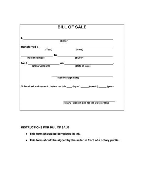 Boat For Sale Boat Sale Forms Texas