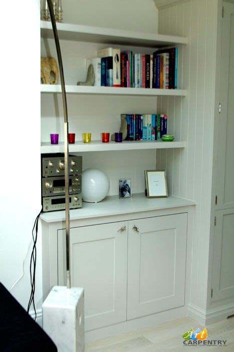 Fitted Alcove Bookcasebuilt In And Hand Painted By Art Carpentry In