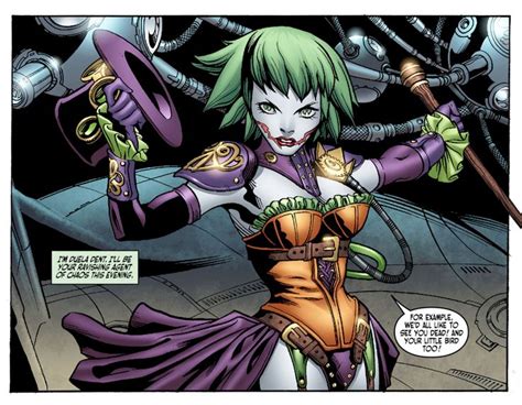 Duela Dent Daughter Of Two Face Dc Universe Duela Dent Comics Steampunk Joker