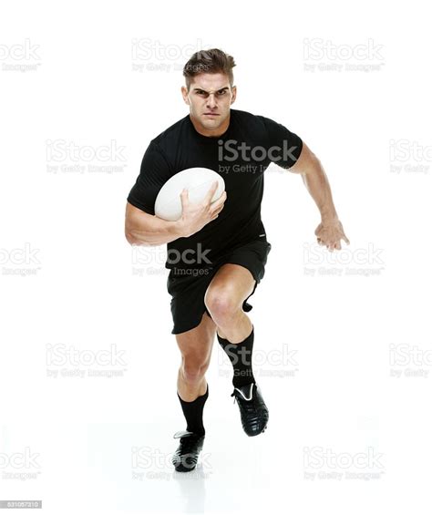 Rugby Player Running Stock Photo Download Image Now Rugby Sport