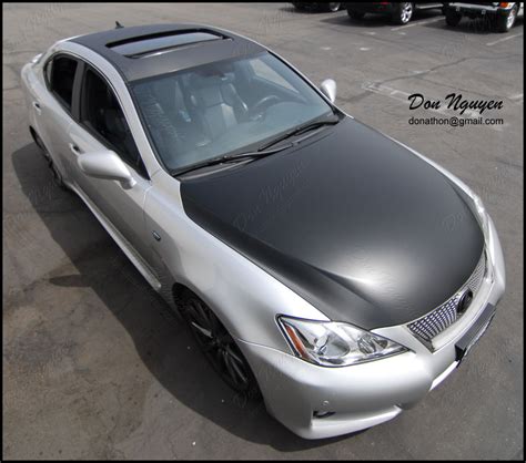 Nissan juke 3m carbon fiber vinyl hood & roof wrap. Lexus ISF - Matte Black and Carbon Fiber Hood Vinyl Wrap ...